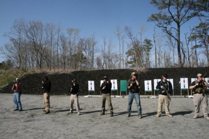 At the call of 'threat', we'd turn around and fire.