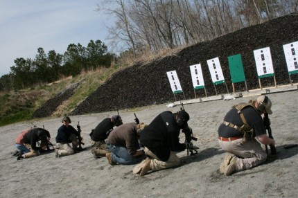 Mortar that rifle, soldier!