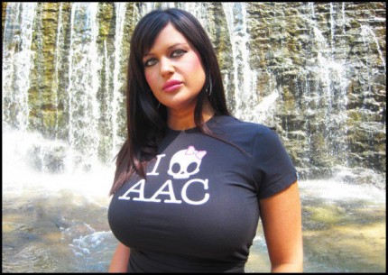 The shirt's for the ladies, but the pic... isn't.