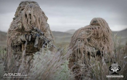 TacticalConcealment Tactical concealment: Sniper gear, ghillie suits, and concealment kit for snipers and designated marksment.