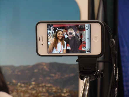 It's a picture within a picture. Inception.