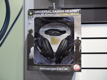 U.S. Army Universal Gaming Headset With 3D Effect For PS3/Xbox/PC