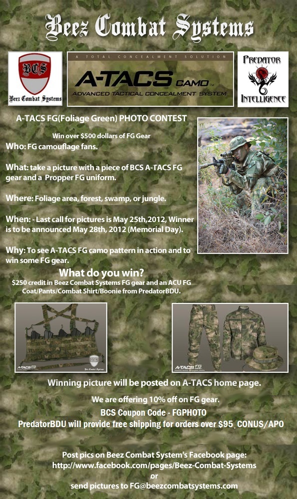 PredatorBDU-BCS A-TACS FG Photo Contest