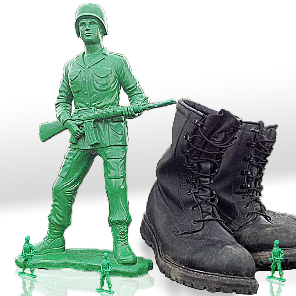 giant army man