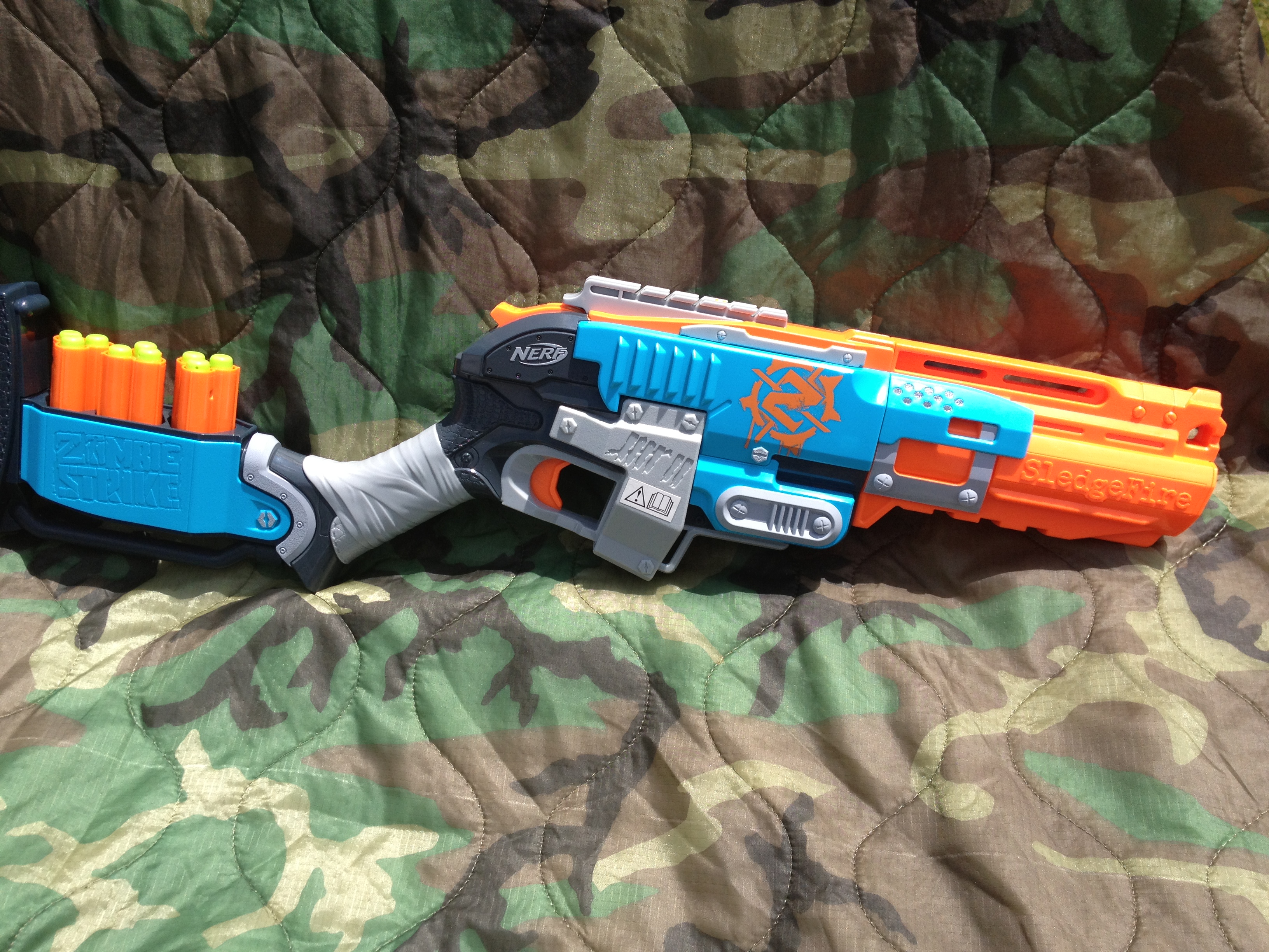 nerf zombie strike sledge fire