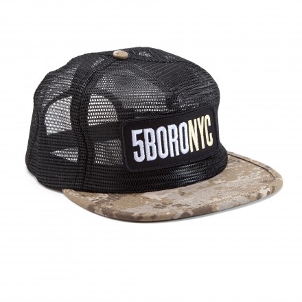 5BORONYC_Logo_Mesh_Snapback_Desert