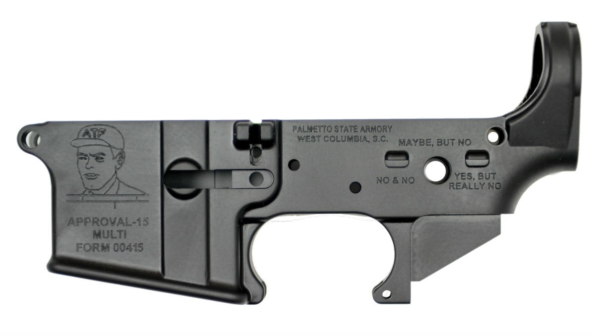 Palmetto State Armory “Approval15” Stripped AR Lower Receiver